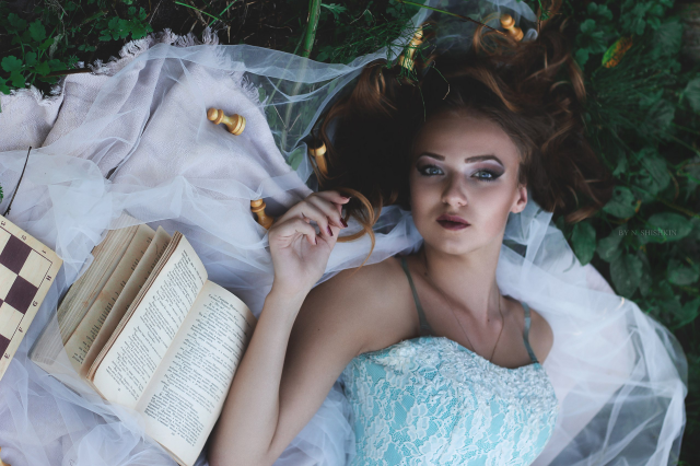 Идейная фотосъемка на природе. Фотопортрет.