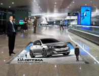 KIA Optima наклейка-илюзия