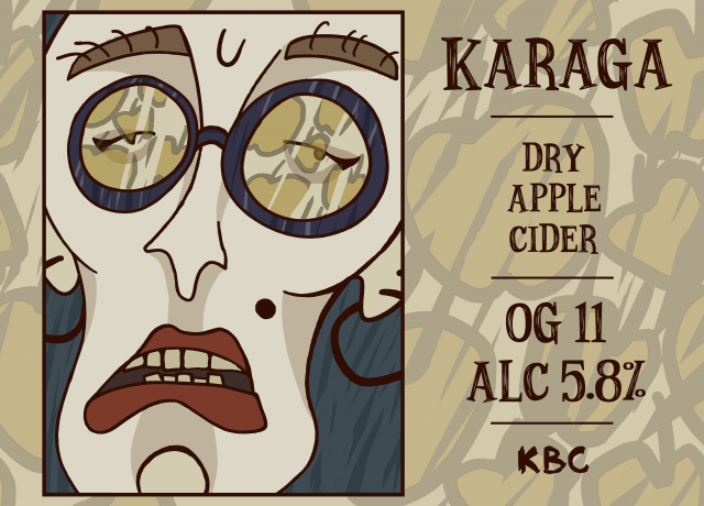 Этикетка для пивоварни "KBC"
