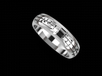 Обручальное кольцо,3d модель