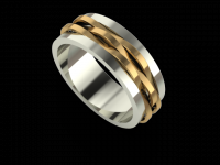 Обручальное кольцо,3d модель