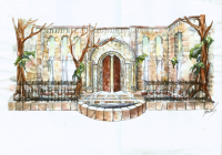 Эскиз фонтана