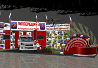 Эскизный проект выставочного стенда
