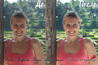 Ретушь кожи, цветокоррекция, баланс белого