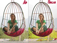 Ретушь кожи, цветокоррекция, баланс белого