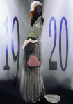 Плакаты к 100-летию моды (одно из заданий по учебе)