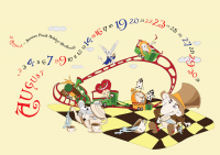 дизайн календаря Alice Tea