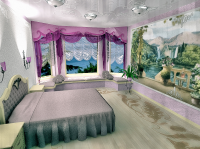 Спальная комната в загородном доме