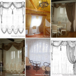 Декорирование окон в загородном доме