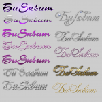 Разработка логотипа для студии волос "БиSквит"