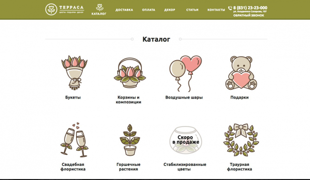 Настройка и ведение контекстной рекламы для цветочного магазина