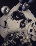 Grumpy Cat в стиле поп-арт