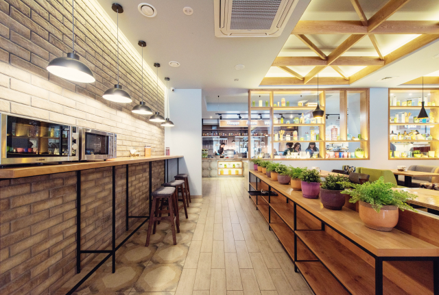 Интерьер кафе "Еда Навсегда"