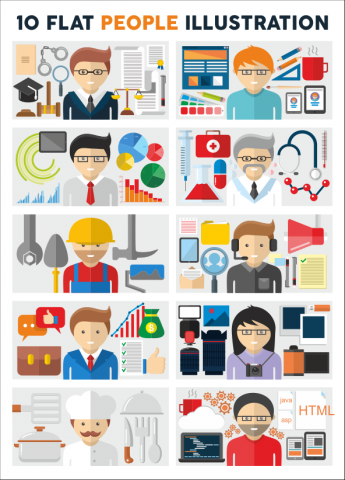 Business illustration pack