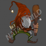 Гном Красношапочник