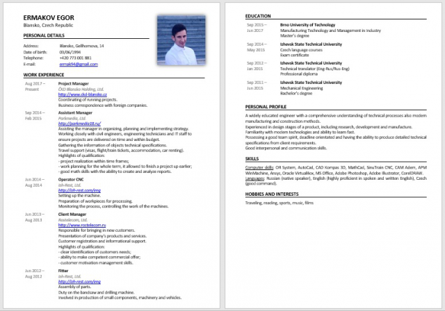 CV