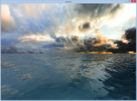 Реализация водной поверхности для одного из проектов