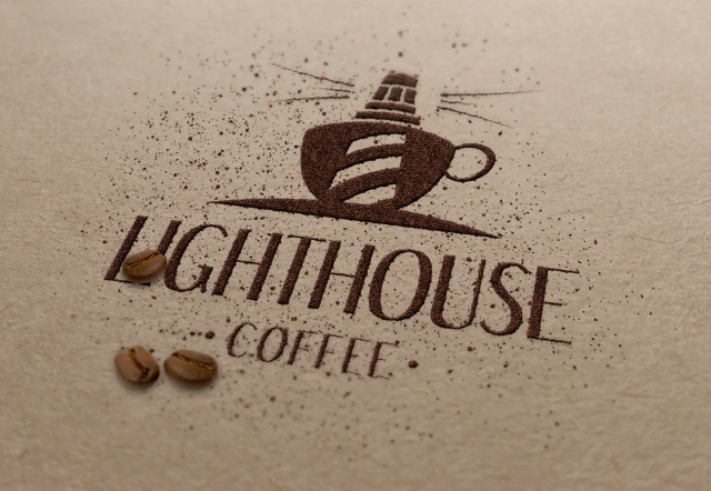 Логотип для кофейни LightHouse