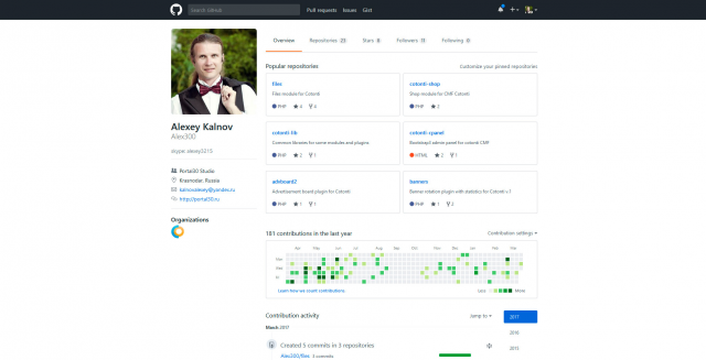 Мои проекты на GitHub