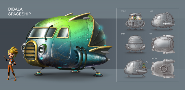 Dibala spaceship
