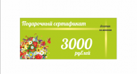 Подарочный сертификат женский
