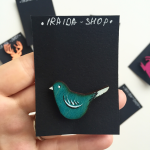 Брошь птичка