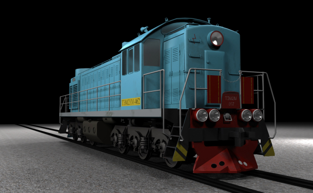 Locomotive tem-2 (high poly)