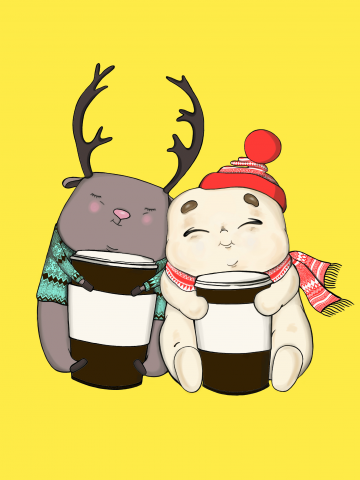 Персонаж для ресторана быстрого питания