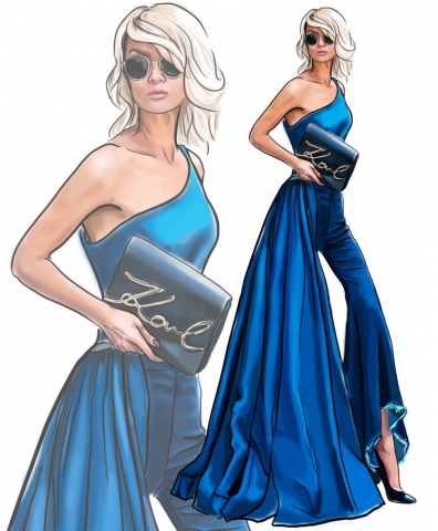 Fashion скетчинг