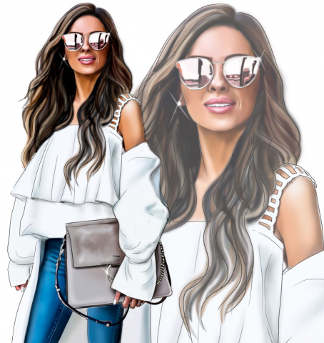 Fashion скетчинг