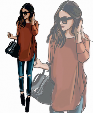 Fashion скетчинг