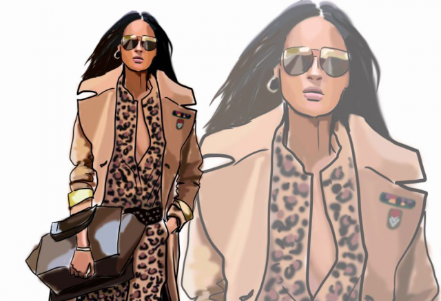 Fashion скетчинг