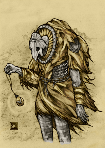 Gold Sand Bird