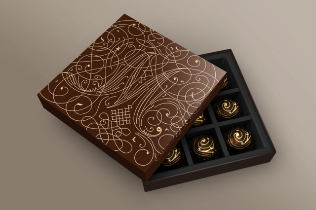 Map Chocolate, упаковка для конфет