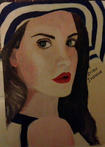 Портрет карандашом (#lanadelrey)