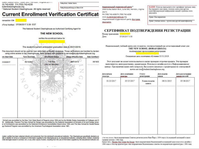 Перевод сертификата о регистрации с английского на русский