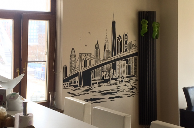 Роспись стен в интерьере