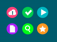 flat icons
