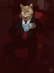кот ученый