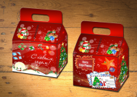 Упаковка для новогоднего подарка