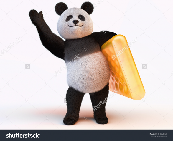 Panda rigged