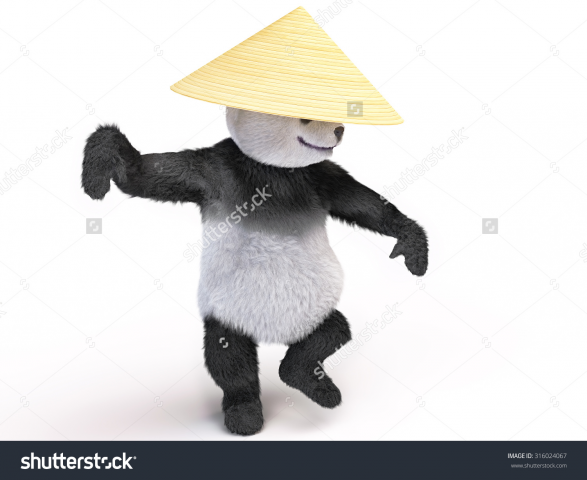 Panda rigged