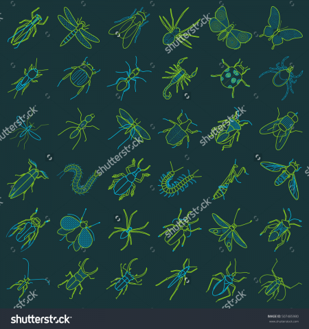 Outline icons set