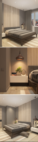 Частный дом на юге. Спальня.