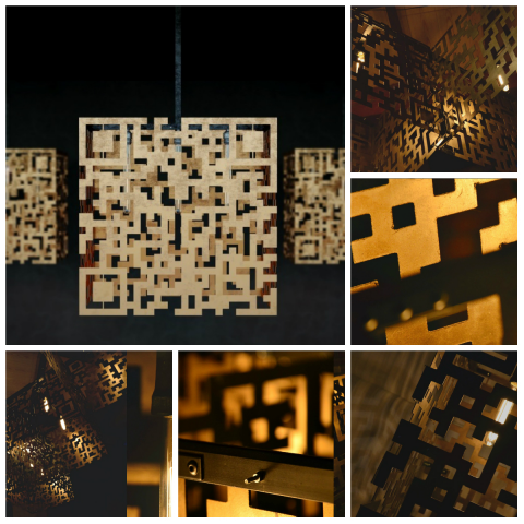 Детали дизайна люстры QR
