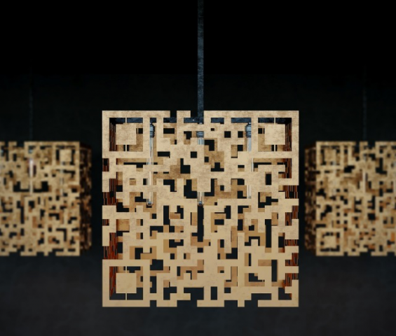 Проект люстры QR Light