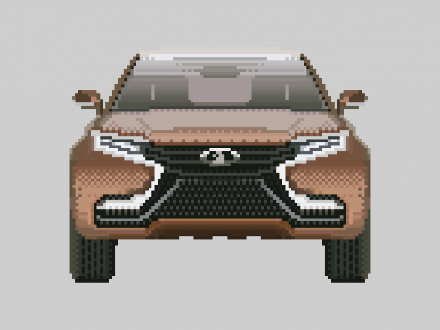 Пиксель АРТ - Lada XRay