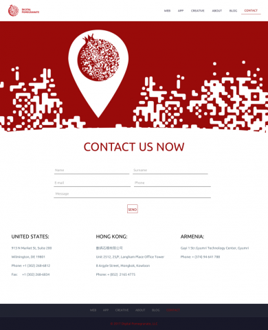 Digital Pomegranate Contact Page