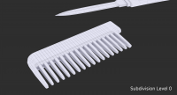 Hidden Knife Comb