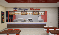 Разработка дизайн интерьера для "Burger Master"
